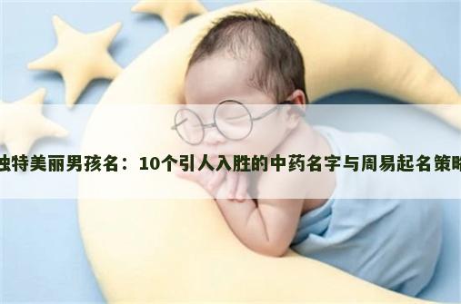 独特美丽男孩名：10个引人入胜的中药名字与周易起名策略