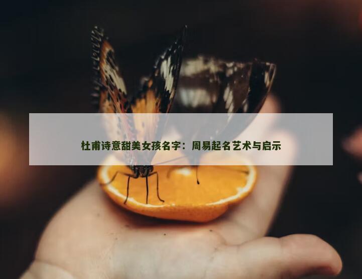 杜甫诗意甜美女孩名字：周易起名艺术与启示