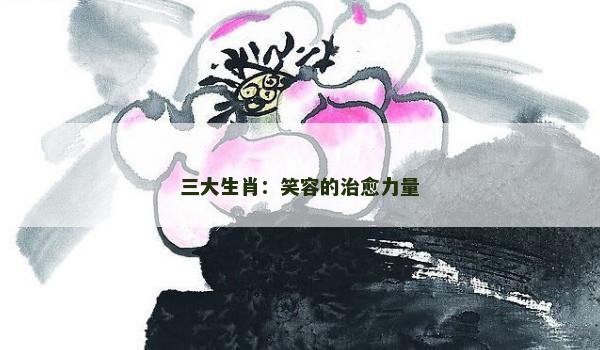 三大生肖：笑容的治愈力量